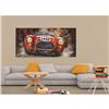 Image 3 : 3D Red Racing Car Number 98 Wall Mount Metal Art