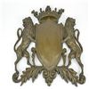 Image 1 : Lion Crest Family Heirloom Bronze Sculpture