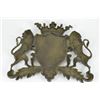 Image 8 : Lion Crest Family Heirloom Bronze Sculpture