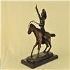 Image 5 : Pony Express Cowboy Bronze Sculpture