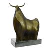 Image 1 : Modern Art Bull Bronze Sculpture