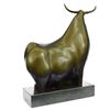 Image 4 : Modern Art Bull Bronze Sculpture