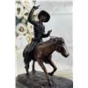 Image 9 : Man on Horse with Shooting Gun Bronze Sculpture