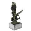 Image 1 : Landing Action Figural Bronze Sculpture