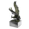 Image 4 : Landing Action Figural Bronze Sculpture