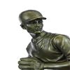 Image 2 : Baseball Lover Bronze Statue