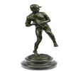 Image 5 : Baseball Lover Bronze Statue