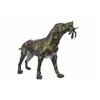 Image 1 : Shaggy Dog Captures a Bird Bronze Sculpture