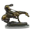 Image 3 : Man with Spear on Horse Bronze Sculpture