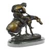 Image 4 : Man with Spear on Horse Bronze Sculpture
