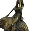 Image 7 : Man with Spear on Horse Bronze Sculpture