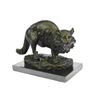 Image 1 : A Persian Cat Bronze Sculpture