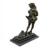 Image 4 : Alluring Woman with Cat Bronze Sculpture