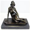 Image 1 : Victorian Lady Bronze Statue