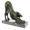 Image 2 : Greyhound Racing Dog Bronze Sculpture