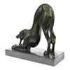 Image 9 : Greyhound Racing Dog Bronze Sculpture