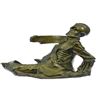 Image 1 : Skeleton Bottle Holder Bronze Sculpture