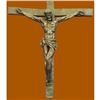 Image 1 : Crucifixion Cross of Jesus Christ Wall Bronze Sculpture