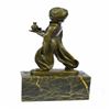 Image 3 : Little Indian Boy Alibaba The Server Bronze Sculpture