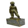 Image 8 : Little Indian Boy Alibaba The Server Bronze Sculpture