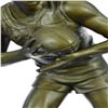 Image 5 : Rugby Football Player Bronze Sculpture on Marble Base Statue