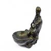 Image 1 : Key Holder Skeleton With Nude Girl Bronze Statue