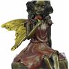 Image 3 : Valentine Angel Holding Flower Bronze Figurine