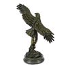 Image 3 : Winged Native American Indian Eagle Bird Bronze Statue