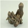 Image 3 : Nude Nymph With Skeleton Bronze Sculpture
