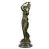 Image 2 : Victorian Lady with water Jug Bronze Sculpture