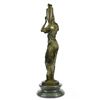 Image 3 : Victorian Lady with water Jug Bronze Sculpture
