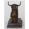Image 7 : Bull Head Bronze Sculpture