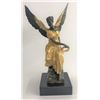 Image 7 : Angel Sits on Celestial Throne Bronze Sculpture