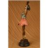 Image 3 : Tall Ballerina Dancer Bronze Sculpture