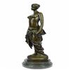 Image 1 : Proud and Confident Nude Roman Goddess Bronze Sculpture