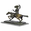 Image 4 : Cowboy Riding Bronze Sculpture