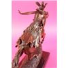 Image 5 : Amazon Warrior Ride Horse Bronze Sculpture