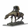 Image 1 : Man on Horse Bronze Sculpture