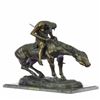 Image 2 : Man on Horse Bronze Sculpture