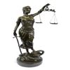 Image 1 : Blind Justice Lady Bronze Sculpture