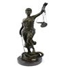 Image 9 : Blind Justice Lady Bronze Sculpture