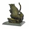 Image 7 : Bear Standing on Cliff Bronze Sculpture