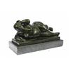 Image 1 : Classic Female Bronze Sculpture on Marble Base Statue