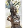 Image 4 : Warrior Chief Bust Bronze Sculpture