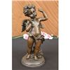 Image 1 : Bouncy Happy Cherub Angel Bronze Sculpture