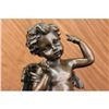 Image 2 : Bouncy Happy Cherub Angel Bronze Sculpture