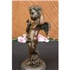 Image 3 : Bouncy Happy Cherub Angel Bronze Sculpture