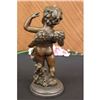 Image 4 : Bouncy Happy Cherub Angel Bronze Sculpture