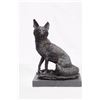 Image 1 : Fox Sitting Bronze Sculpture
