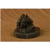 Image 4 : Wolf Cub Bust Wild Life Bronze Sculpture